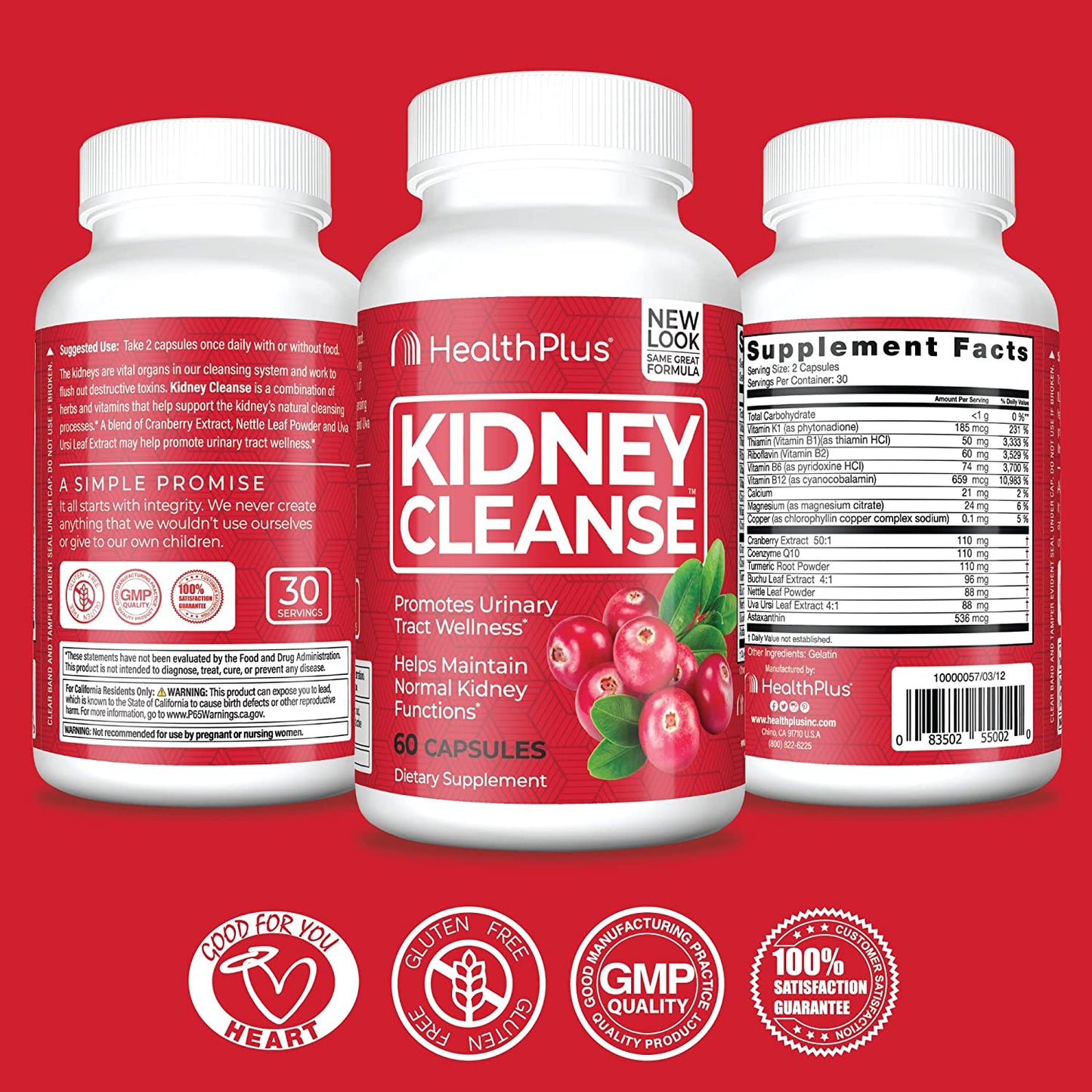 Health Plus Kidney Cleanse - Support Kidney Health