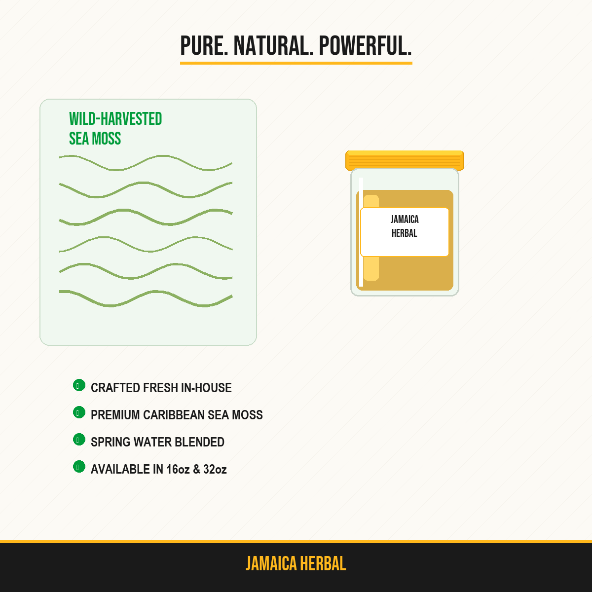 Original Sea Moss Gel - Wild-harvested Caribbean sea moss ingredients and benefits