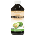 Bitter Melon 100% Pure Extract (16oz) herbal tonic bottle front view