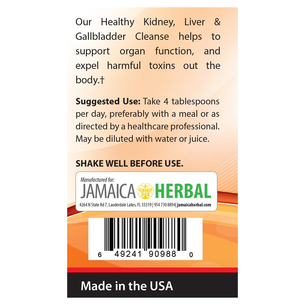 Healthy Kidney, Liver and Gallbladder Cleanse (16oz)