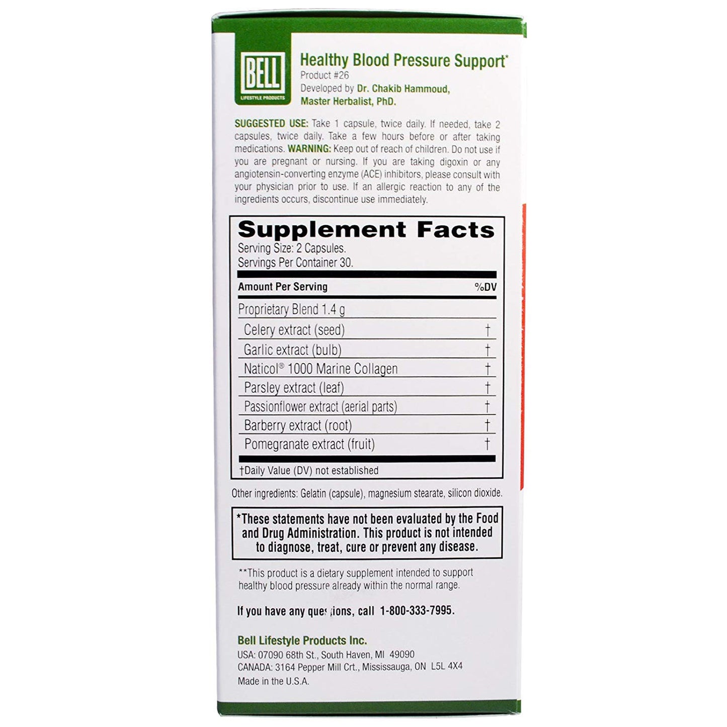 Healthy Blood Pressure Support (60 Capsules)