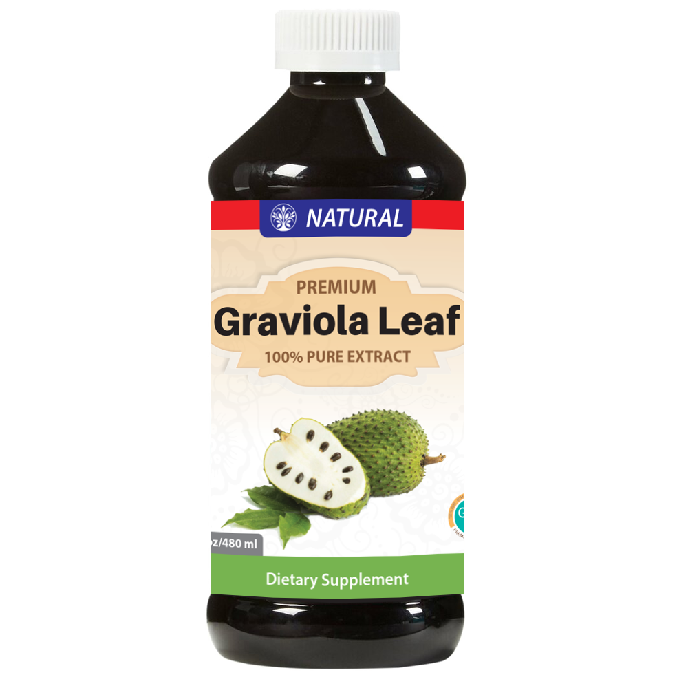 Graviola Leaf 100% Pure Extract (Soursop Leaf)(16oz)