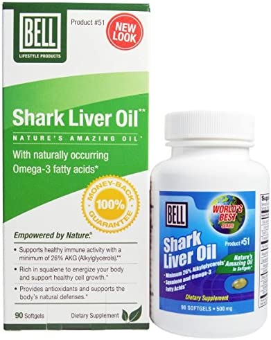 Bell Shark Liver Oil Capsules (90 softgels)