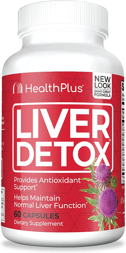 Health Plus Milk Thistle Herbal Blend Capsules capsules bottle front view