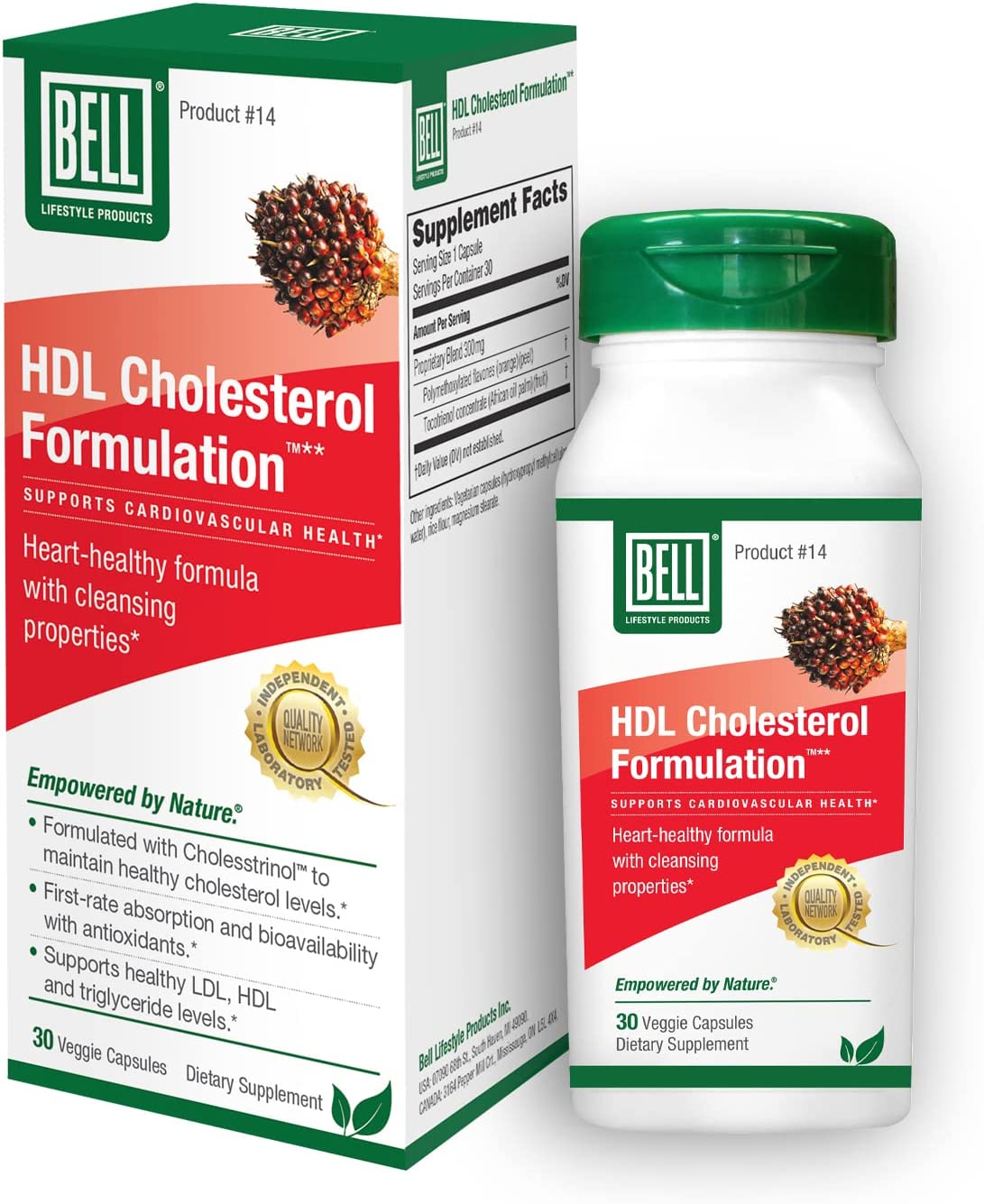 Bell HDL Cholesterol Formulation - Proprietary Blend, for Women and Men