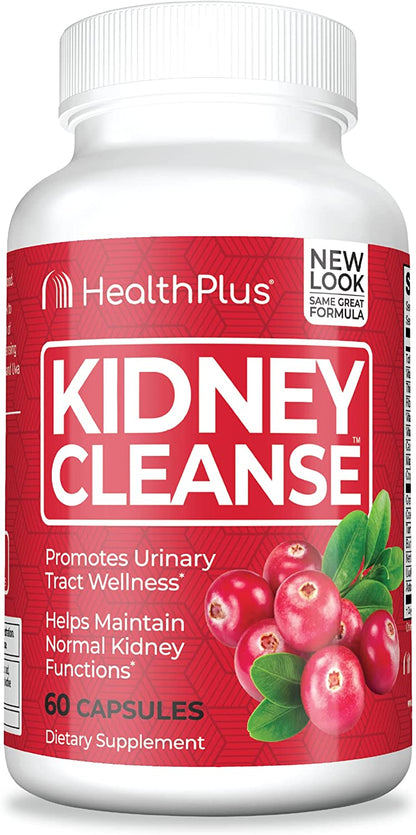 Health Plus Herbal Kidney Formula Capsules capsules bottle front view