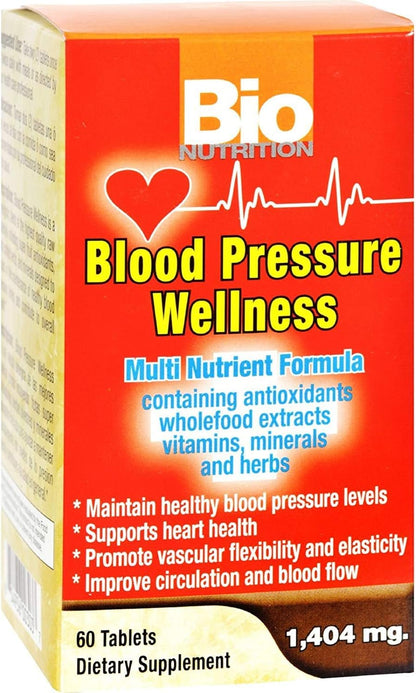 Bio Nutrition Hawthorn Berry and Garlic Blend (60 tablets) herbal supplement front view