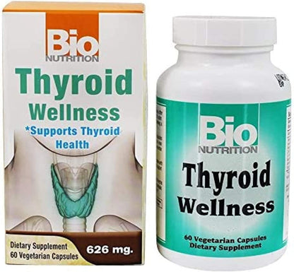 Bio Nutrition Kelp and L-Tyrosine Blend (60 Veg Caps) herbal supplement front view