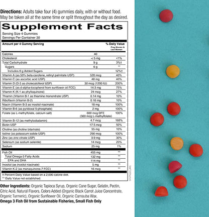 SmartyPants Prenatal Vitamins for Women herbal supplement alternate view