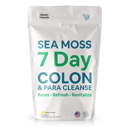 Sea Moss 7 Day Herbal Program | Pineapple Flavor sea moss front view