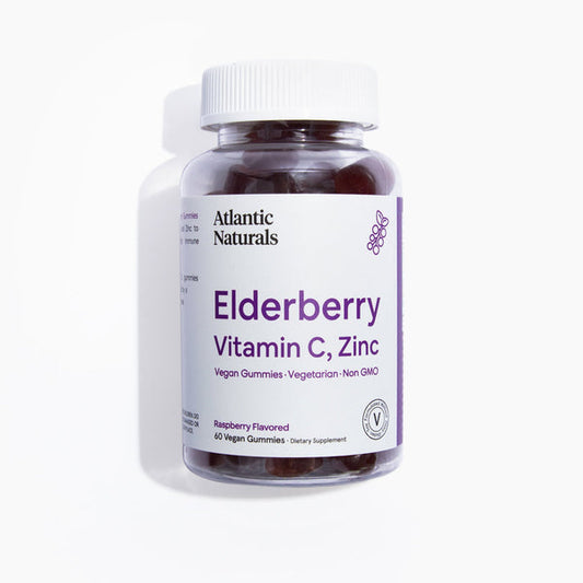 Organic Elderberry, Vitamin C, Zinc Gummies (60ct)