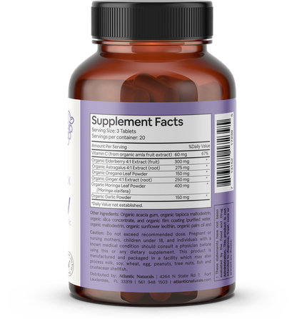 Organic Elderberry Complex herbal supplement alternate view