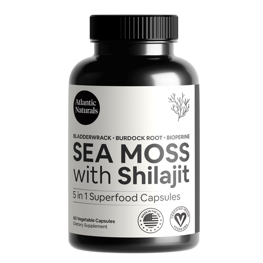Sea Moss with Shilajit 5-in-1 Capsules - Front