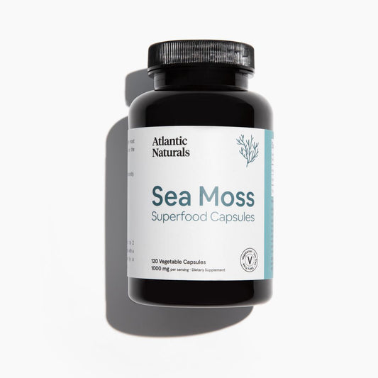 Atlantic Naturals Organic Vegan Sea Moss Capsules (120 capsules per bottle)
