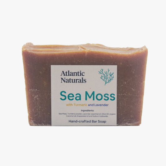 Handcrafted Sea Moss with Turmeric and Lavender Bar Soap