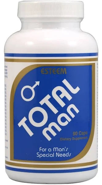 Total Man Multivitamin herbal supplement front view