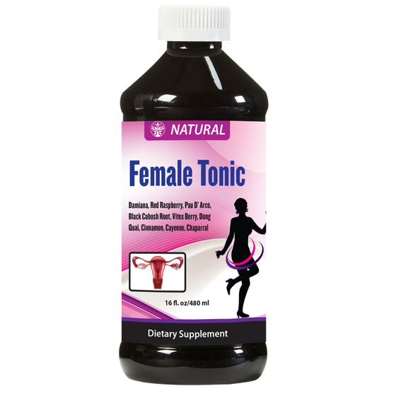 Female Tonic with Red Raspberry, Pau' D' Arco and Black Cohosh Root (16oz) product image