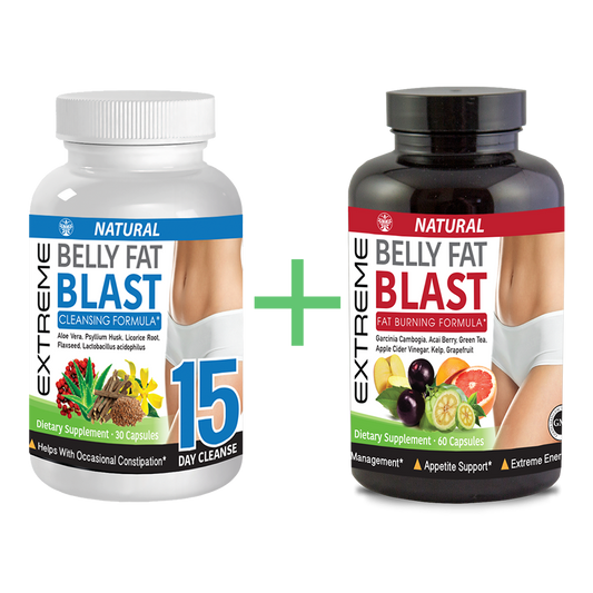 Belly Fat Blast Cleanse + Burn Weight Management Stack