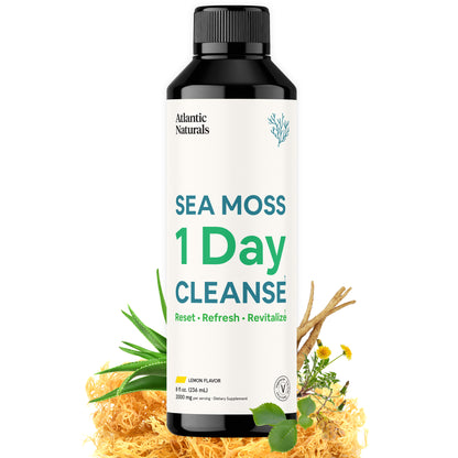 Sea Moss 1 Day Reset sea moss front view