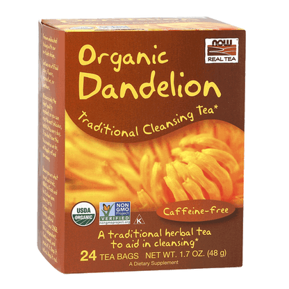 Dandelion Tea Bags (24) herbal tea front view