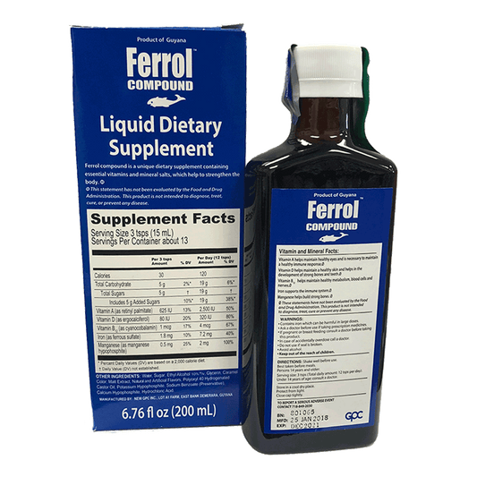 Ferrol Compound | Liquid multi-vitamin and iron tonic