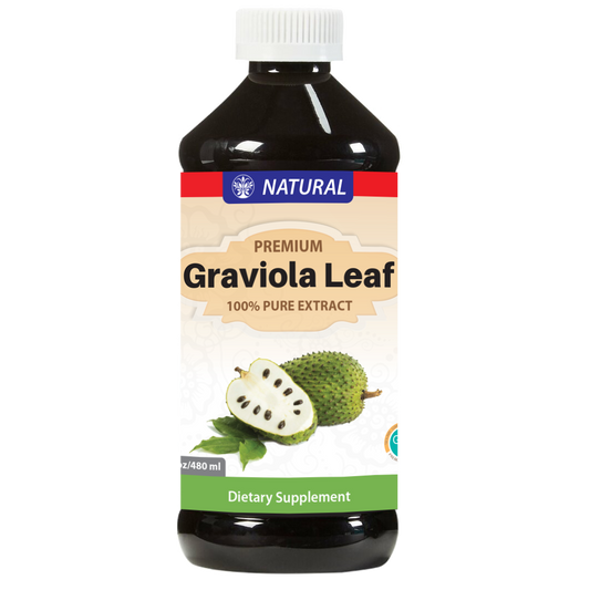 Graviola Leaf 100% Pure Extract (Soursop Leaf)(16oz)