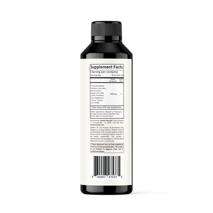Sea Moss 1 Day Reset supplement facts label